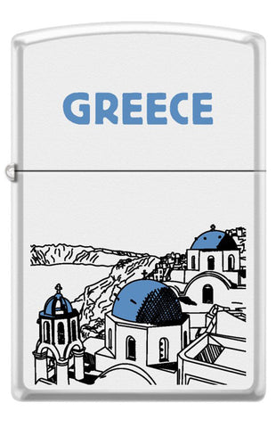 Santorini Greece Design Zippo
