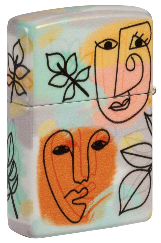 Abstract Faces Design