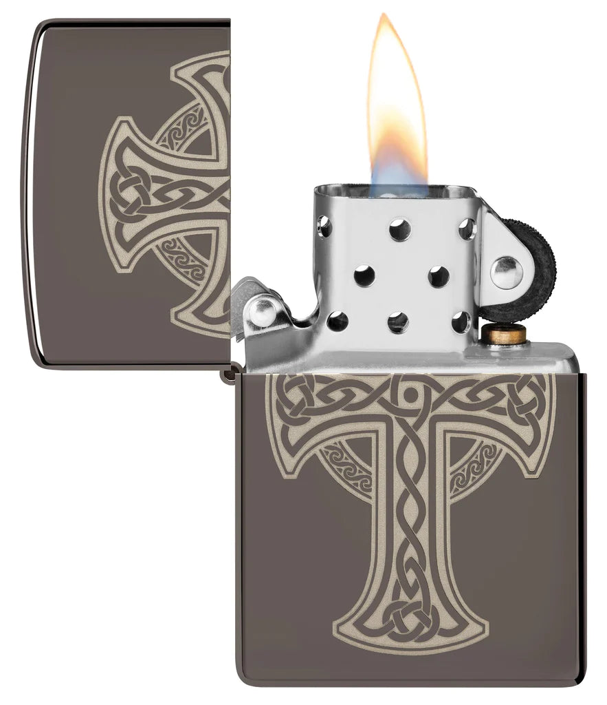 Celtic Cross Design Zippo