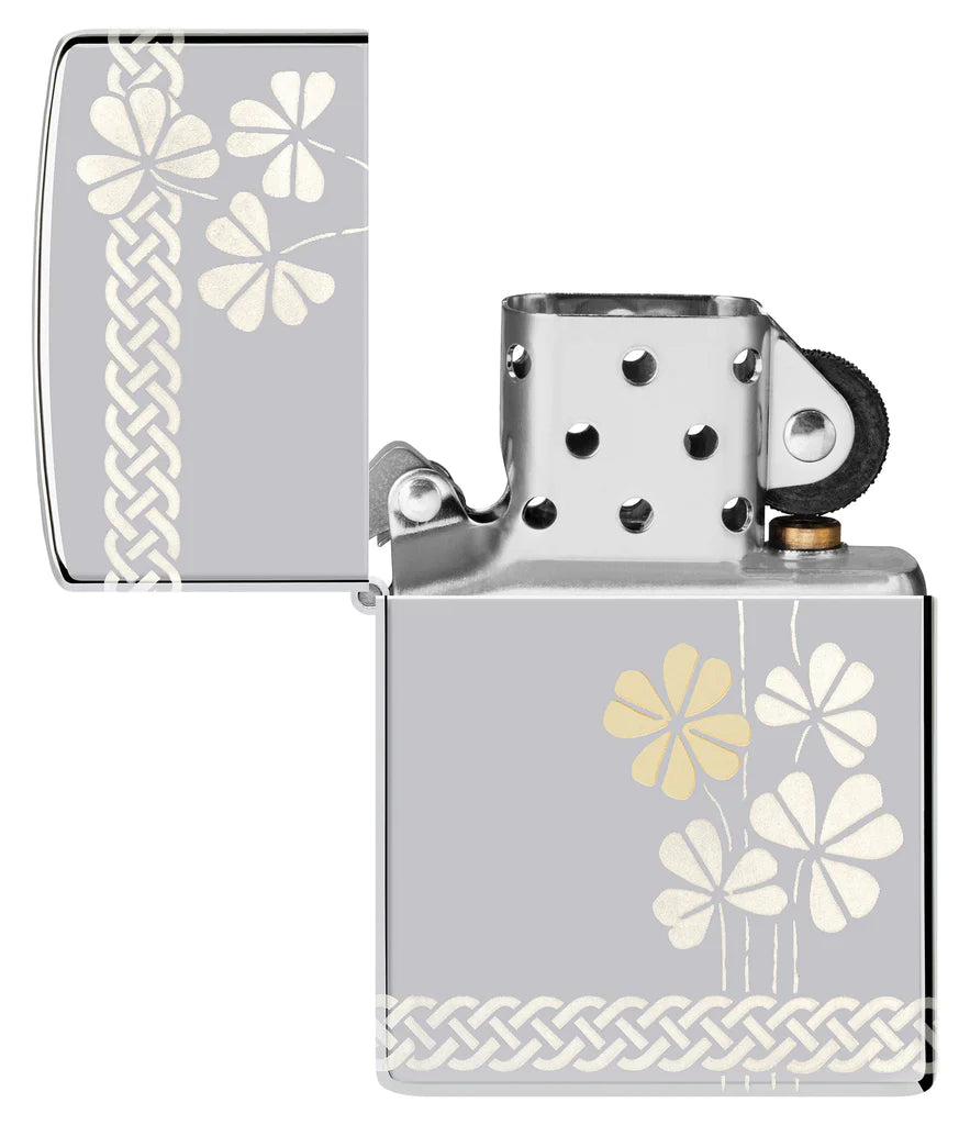 Clover Design Zippo