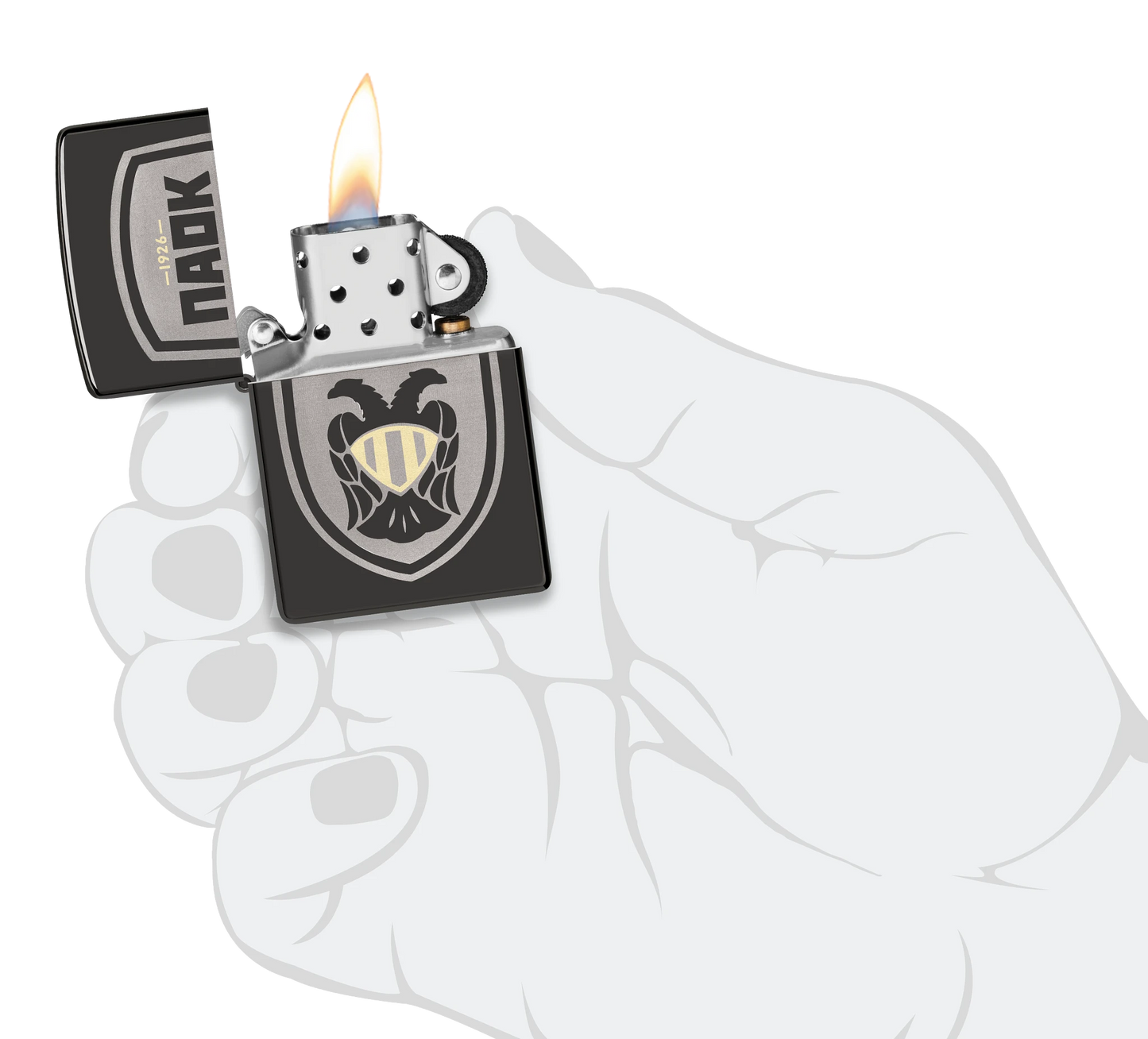 PAOK Shield Zippo