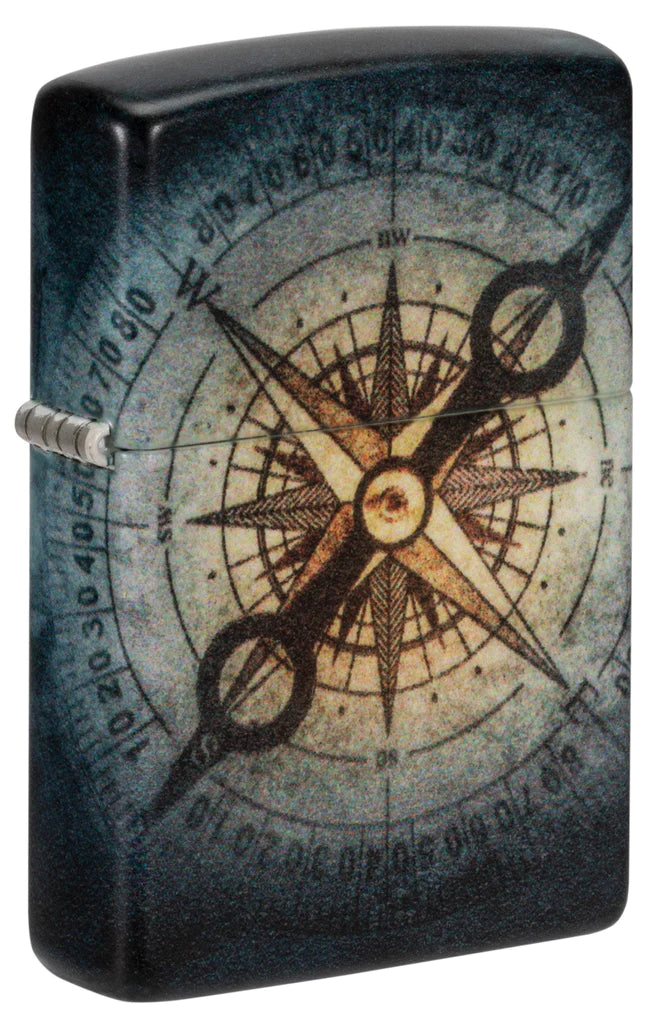 Compass Ghost Design Zippo
