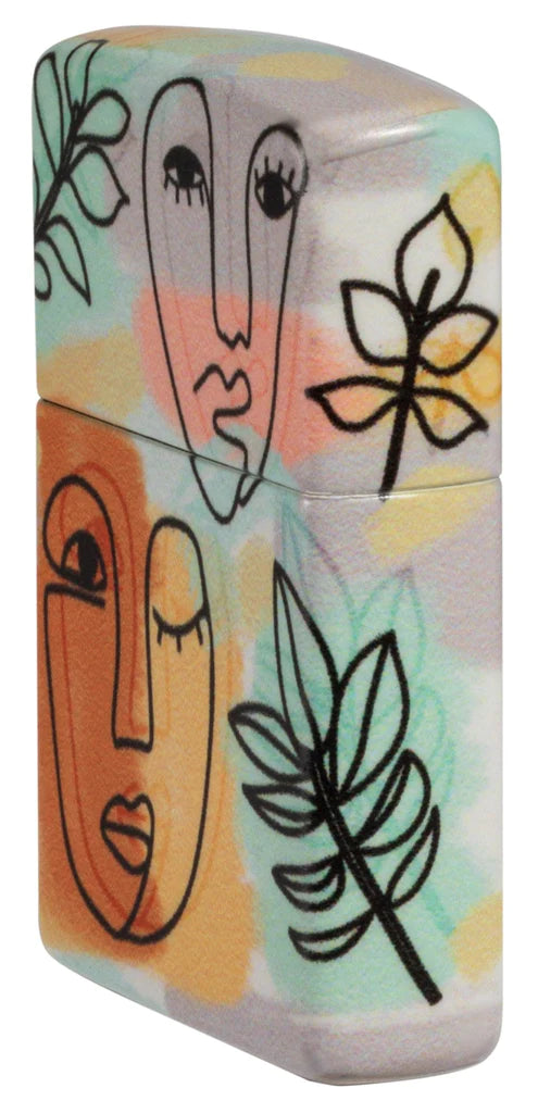 Abstract Faces Design