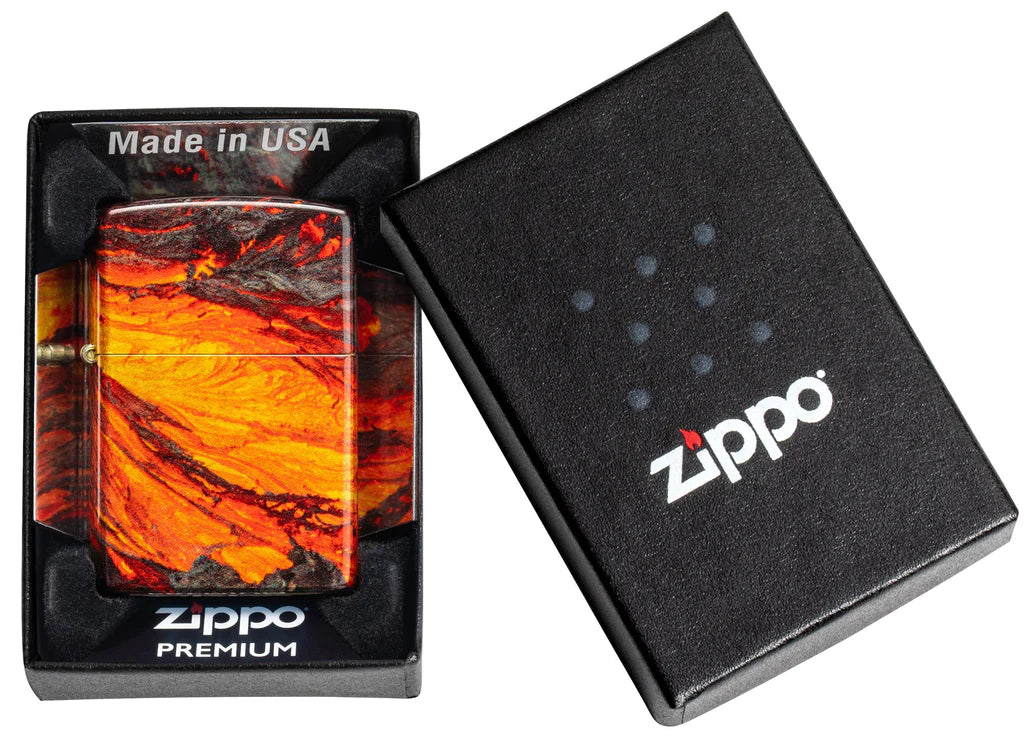 Lava Flow Design Zippo
