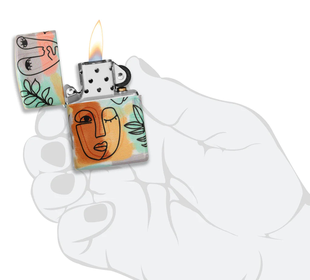 Abstract Faces Design