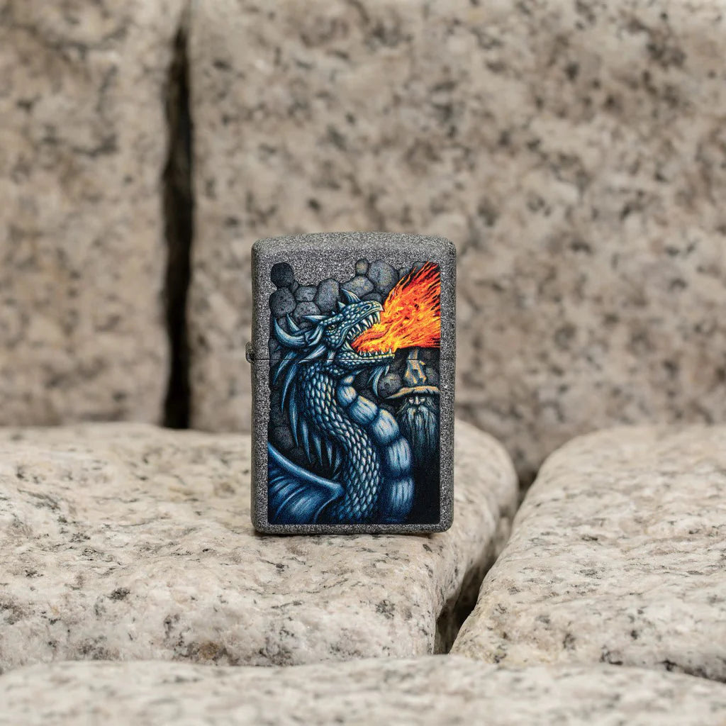 Fiery Dragon Design Zippo