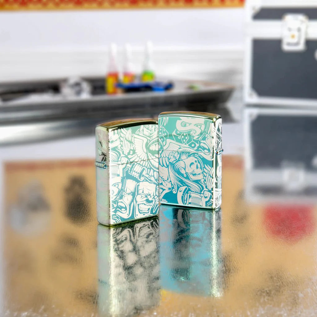 Tattoo Theme Design Zippo