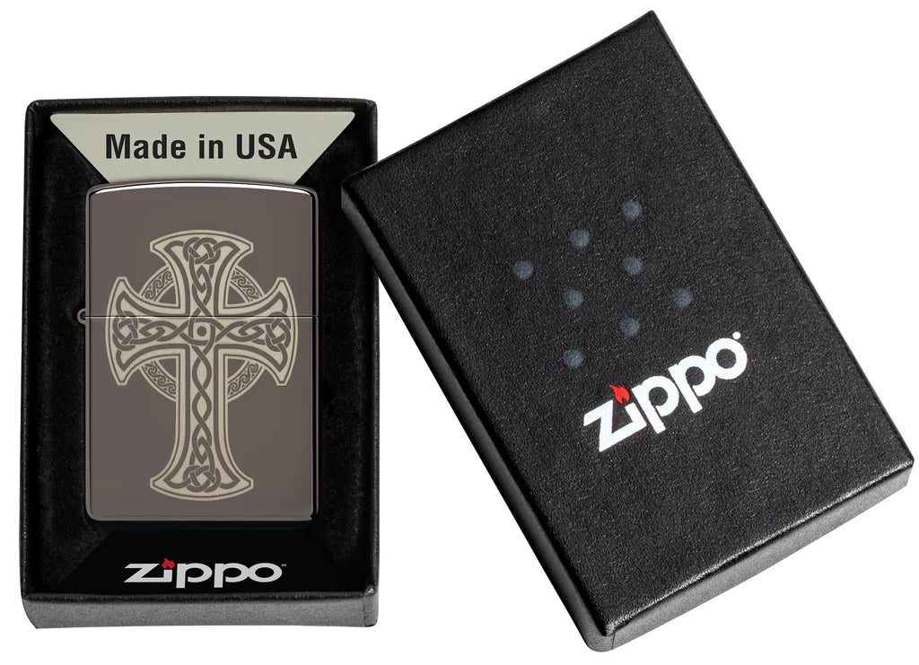 Celtic Cross Design Zippo