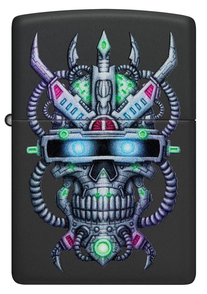 Cyber Skull Design Zippo