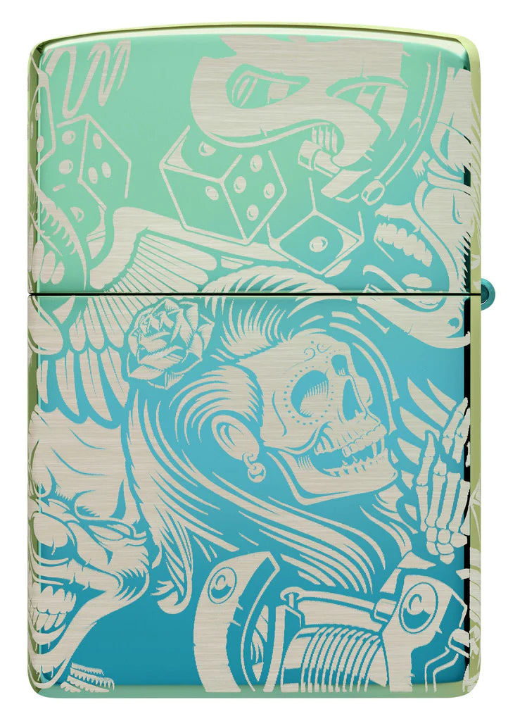 Tattoo Theme Design Zippo