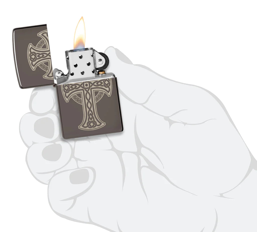 Celtic Cross Design Zippo