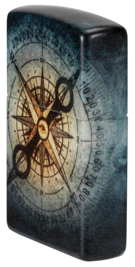 Compass Ghost Design Zippo