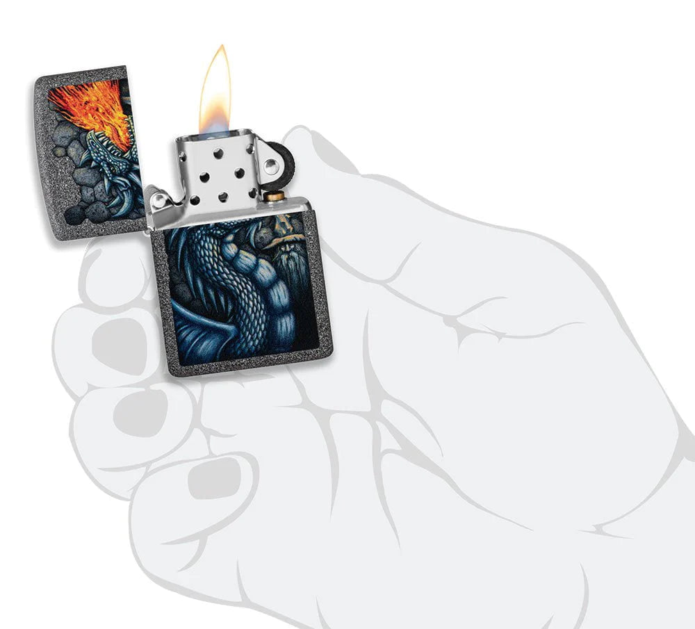 Fiery Dragon Design Zippo