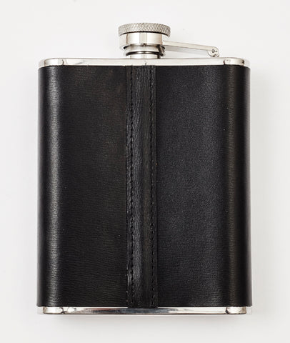 Leather Wrapped / Stainless Flask 177ml