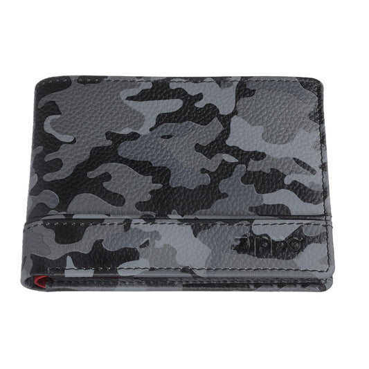 Tri-Fold Wallet Camo Grey Zippo