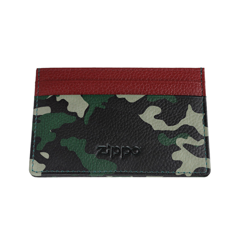 Cardholder Camo Green Zippo