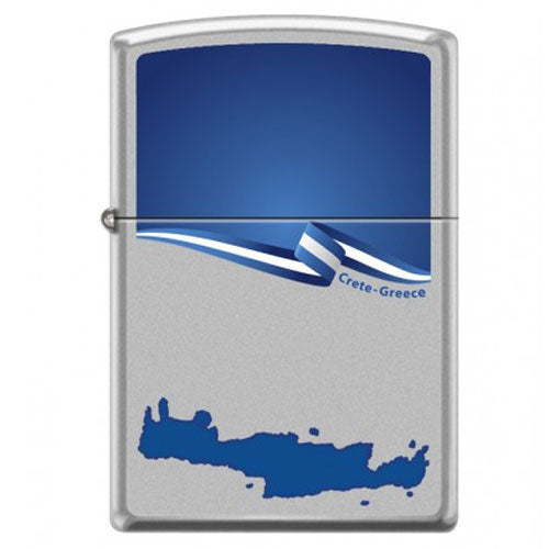 Greek Flag Map
