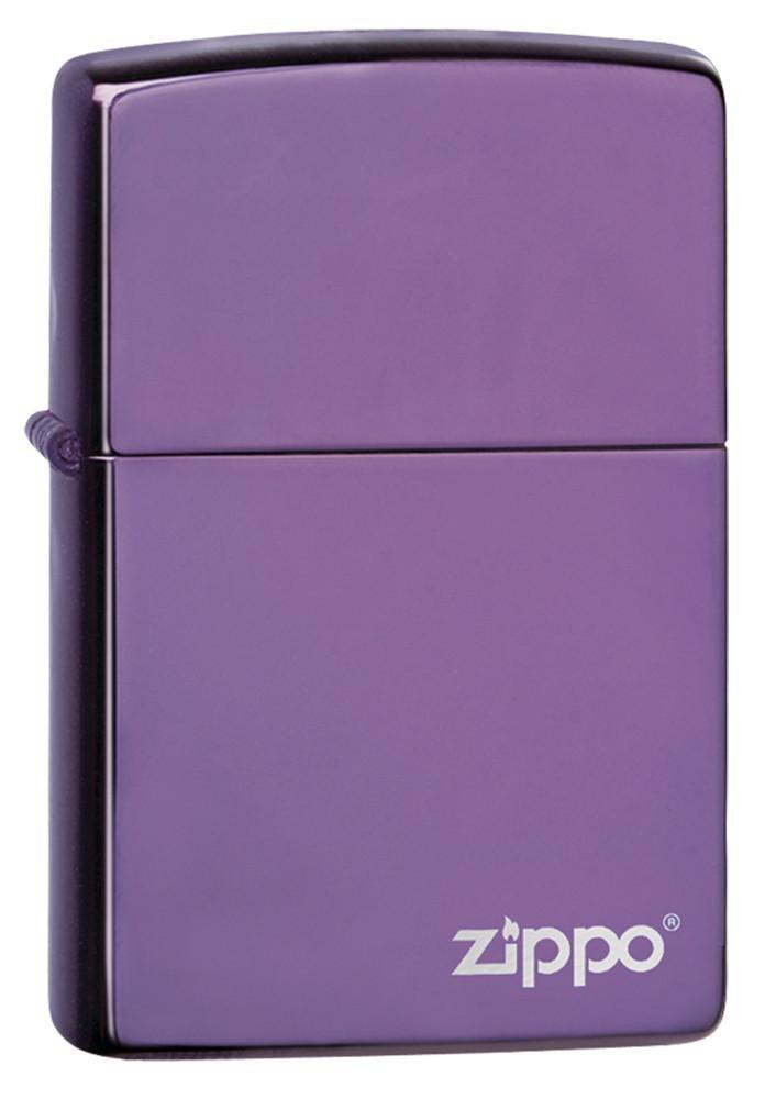 28124- Abyss Windproof Zippo Lighter with a laser engrave Zippo logo