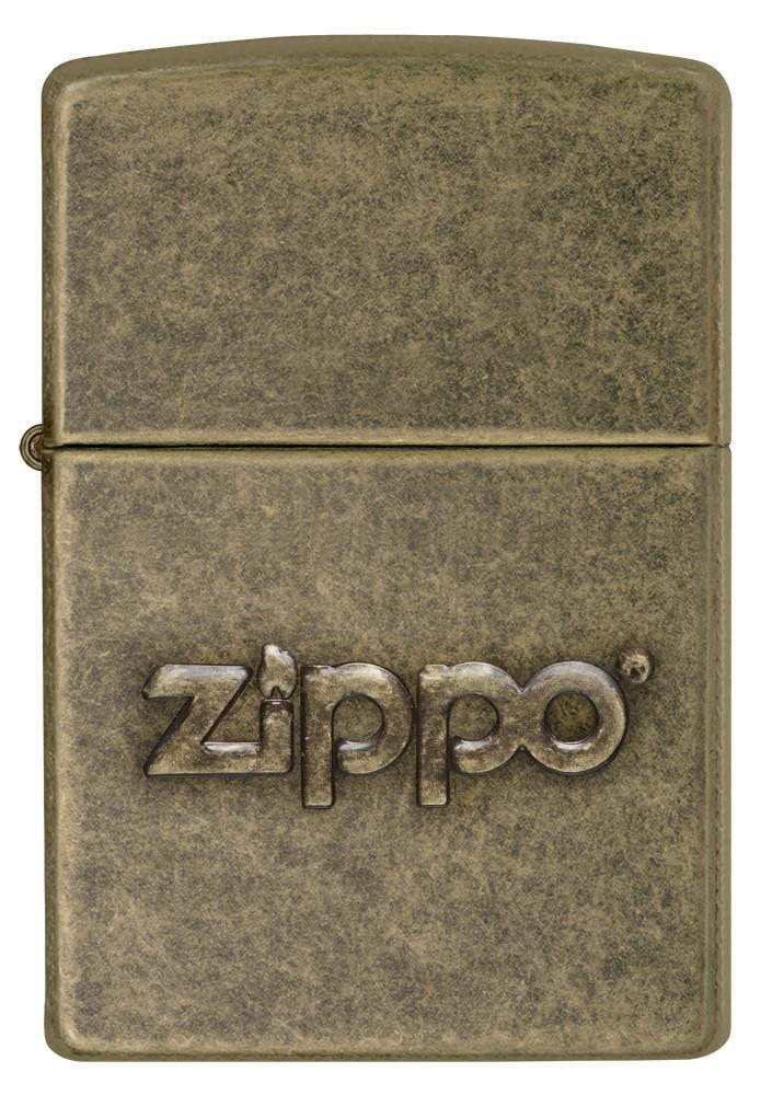 28994, Antique Brass Lighter with Zippo Stamping