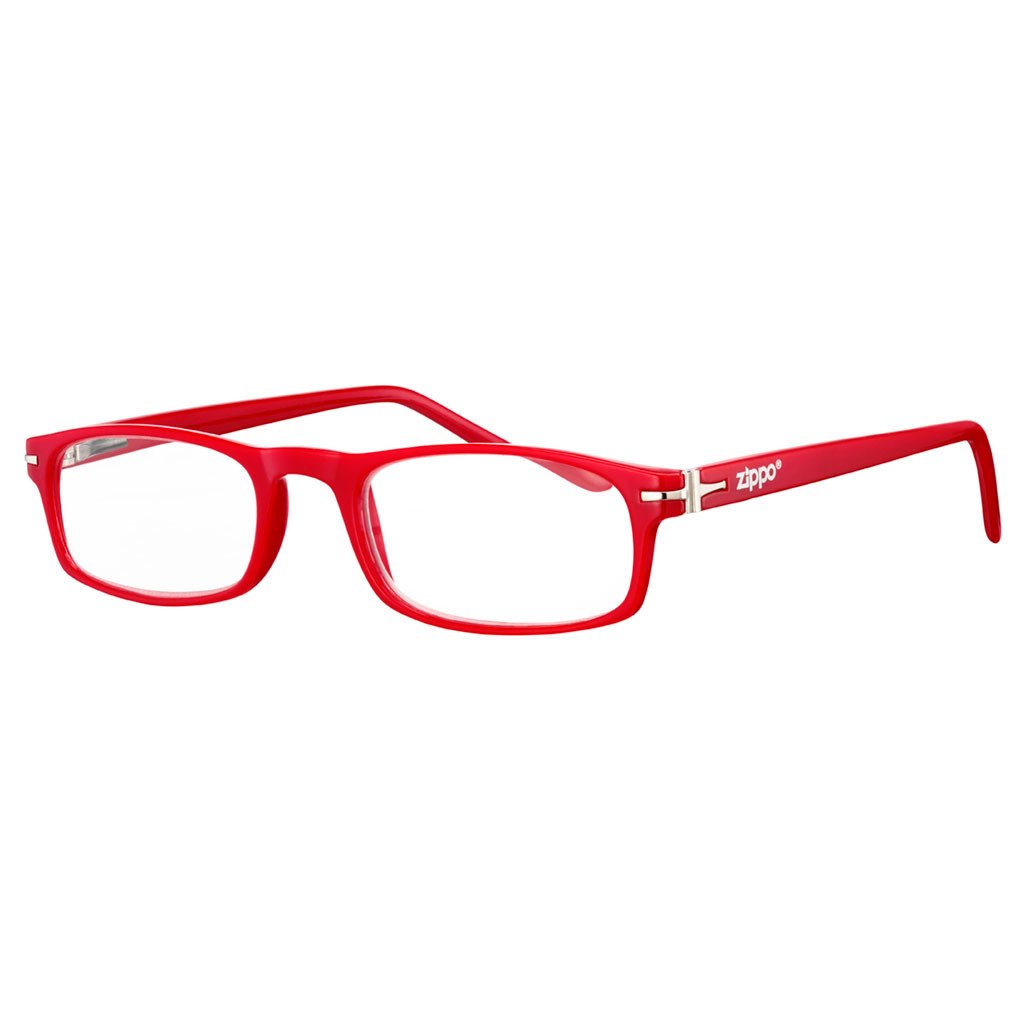 '+3.50 Power Red Readers with Silver Accents