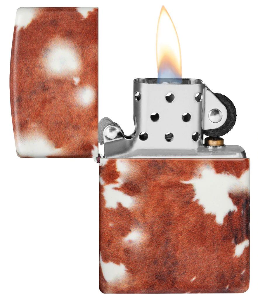 Cowhide Design Zippo