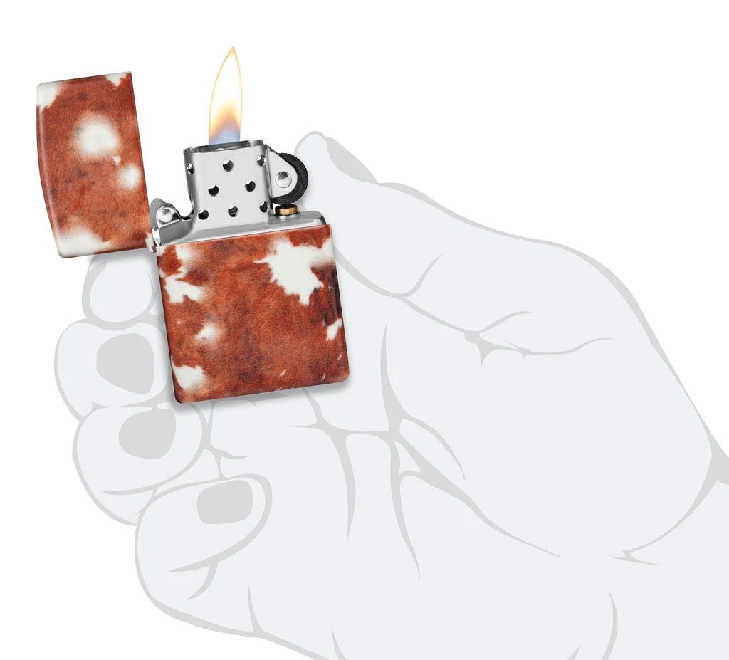 Cowhide Design Zippo