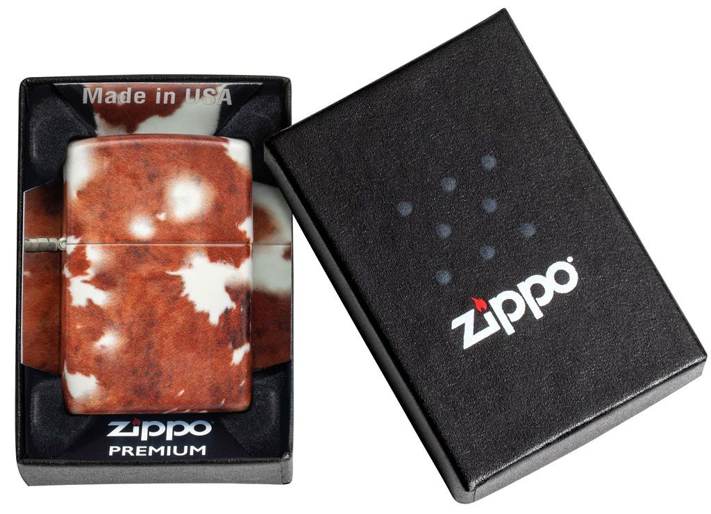 Cowhide Design Zippo