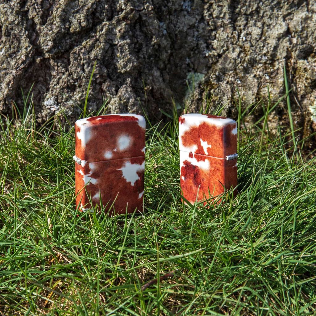 Cowhide Design Zippo