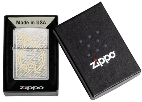 Zippo Tread Flame Design