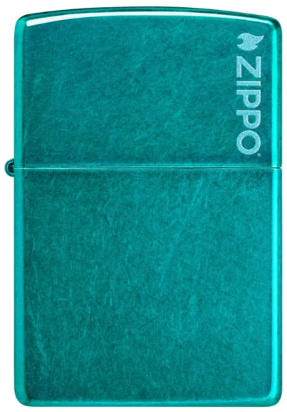 Classic Candy Teal Zippo Logo