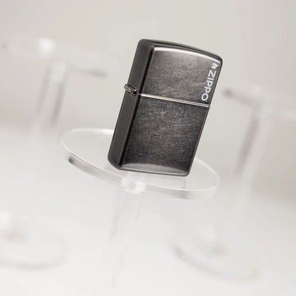 Classic Gray Zippo Logo