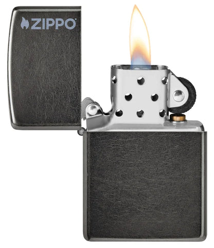 Classic Gray Zippo Logo