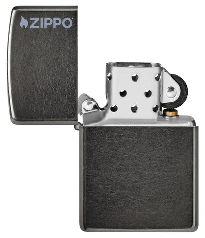 Classic Gray Zippo Logo