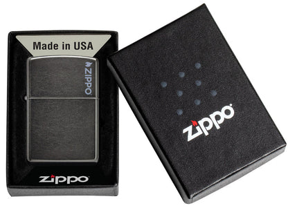 Classic Gray Zippo Logo