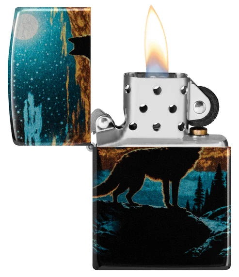 Moonlight Wolf Design