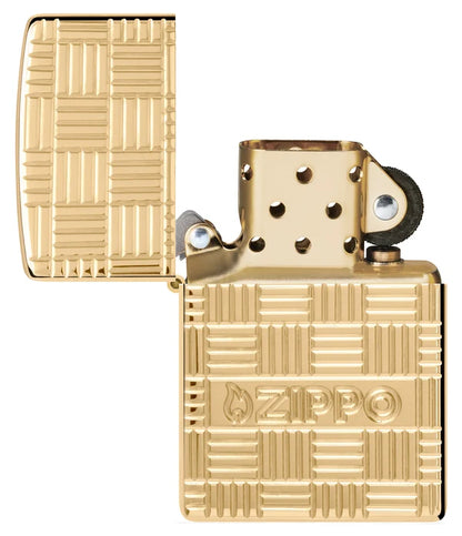 Armor ® Deep Carve Zippo Design