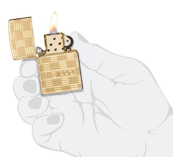 Armor ® Deep Carve Zippo Design