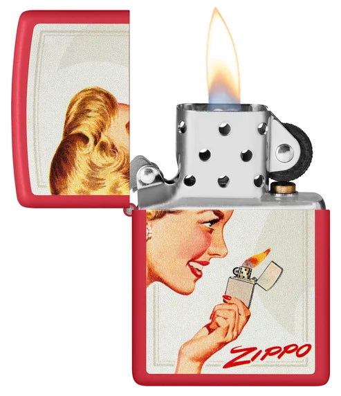 Vintage Ad Lighter Set