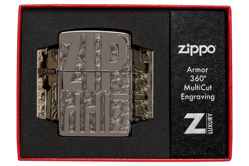 Reverse Carve Zippo Design