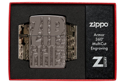 Reverse Carve Zippo Design