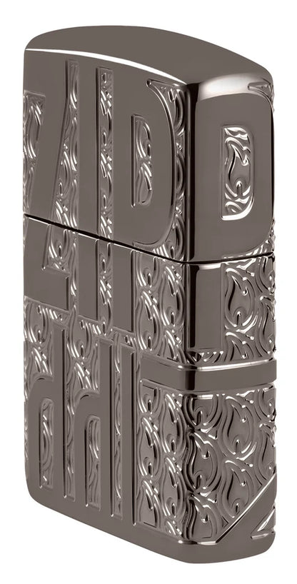 Reverse Carve Zippo Design