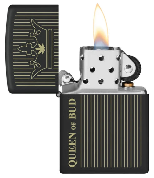 Queen of Bud Pinstripes Design