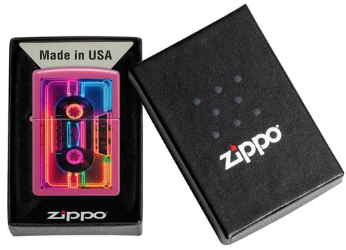 Neon Cassette Design