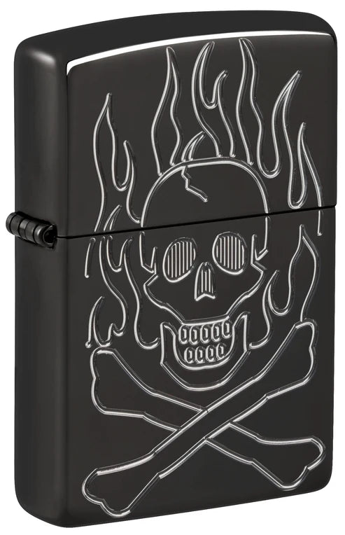 Flaming Skull Design