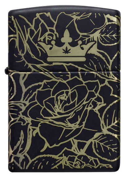 Queen of Bud Dark Roses Design