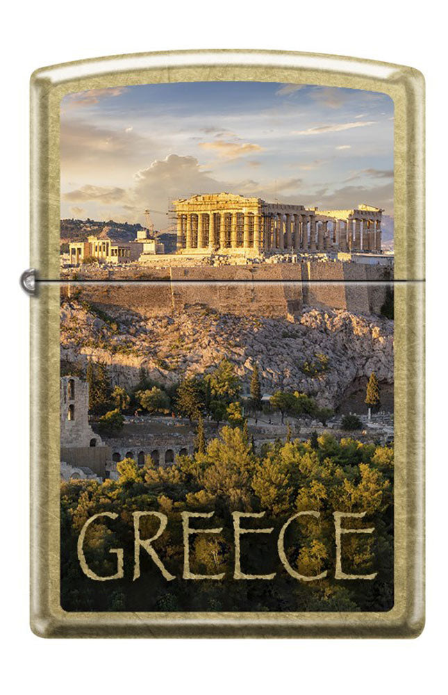 Parthenon Temple Design Zippo