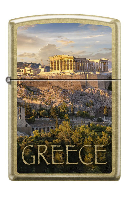 Parthenon Temple Design Zippo