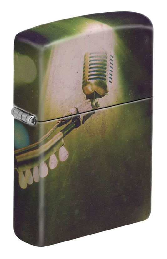 Vintage Mic Design Zippo
