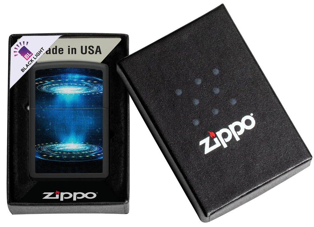 UFO Flame Design Zippo
