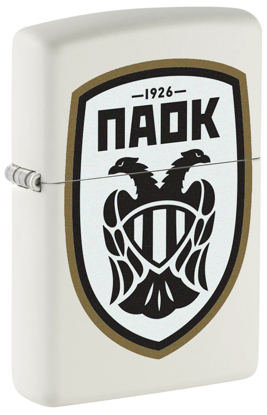PAOK Black Logo Zippo